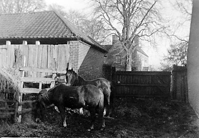 White House Farm stables - 1942