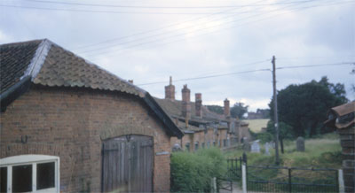 Rear of the terrace, looking from the forge in 1969